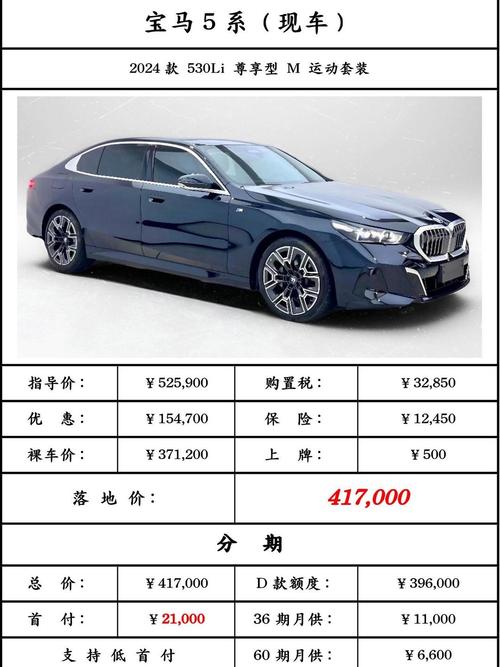 宝马5系525价格,5系宝马价格表