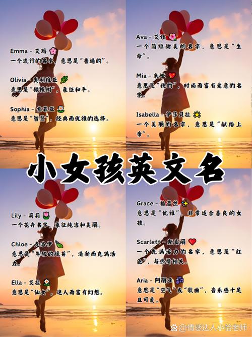 女生英文名(女生英文名推荐)