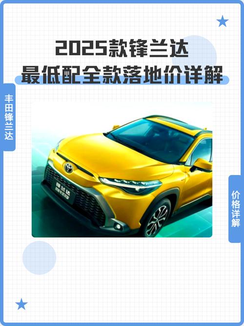 丰田锋兰达2025款价格及图片,丰田锋兰达2025款参数配置